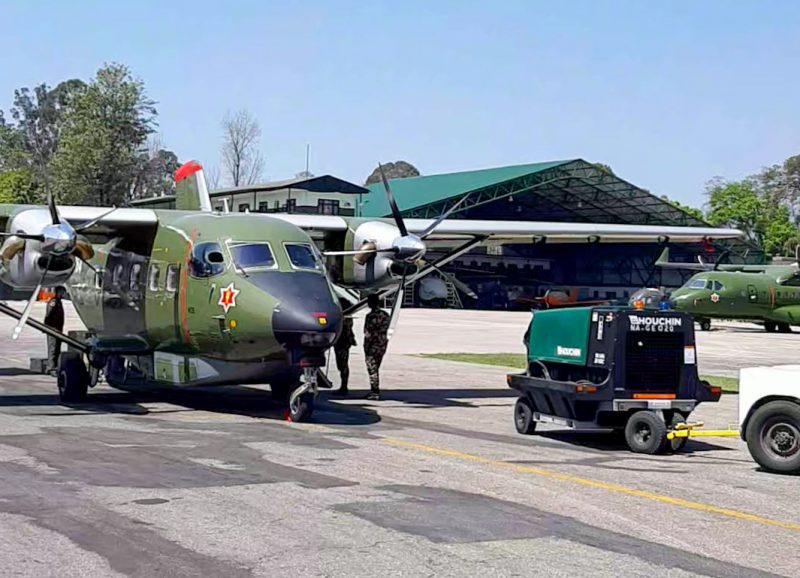 Nepal Army flying to Jumla for Swab collection and Medical supplies