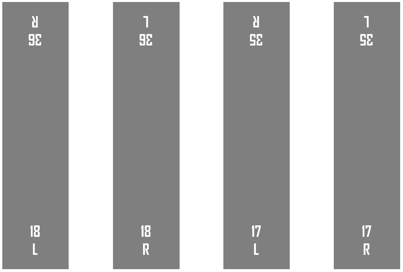 Airport markings and signs used to ensure safe landing and taxing